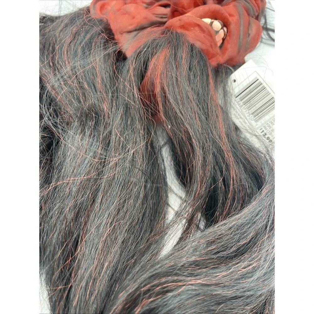 NWT Halloween VTG Kmart Totally Ghoul Super Hair Mask Devil Satan Scary